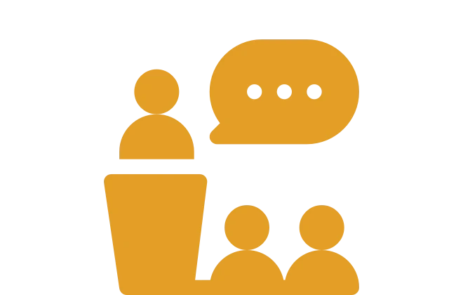 icon to represent support and learning